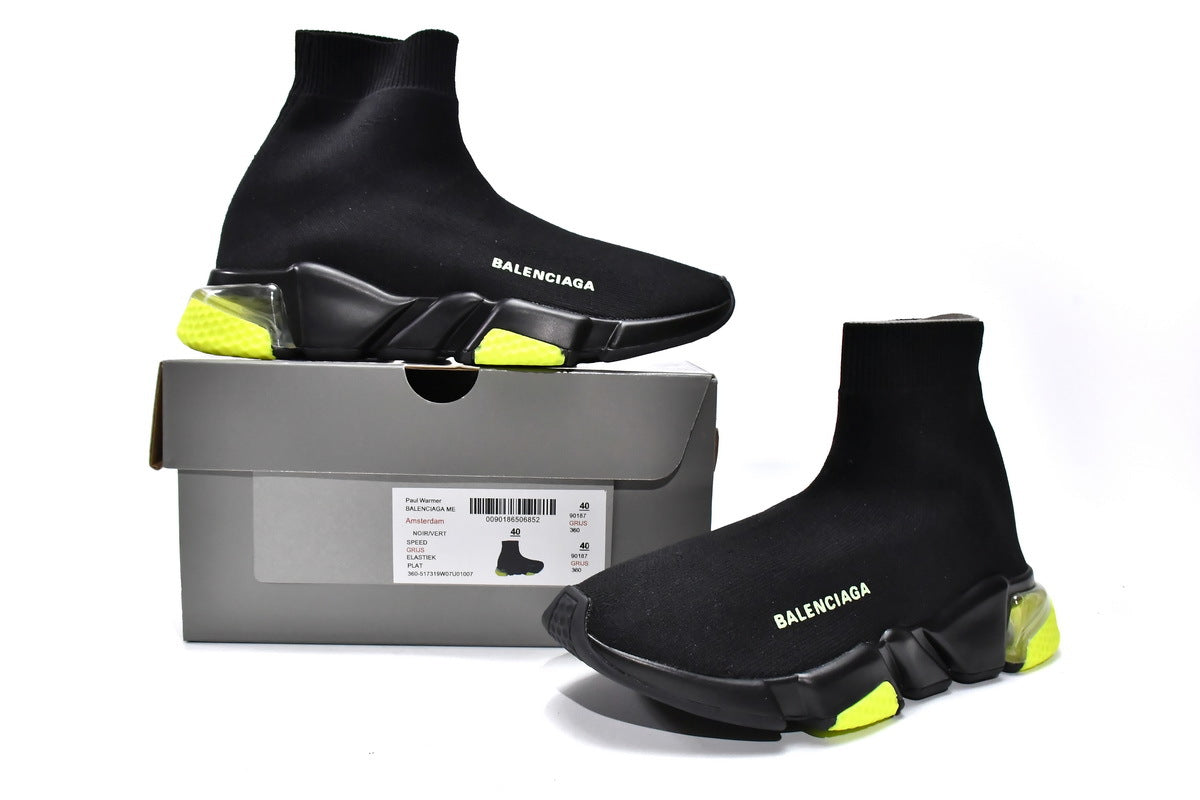 Balenciaga Speed Trainer Black Green