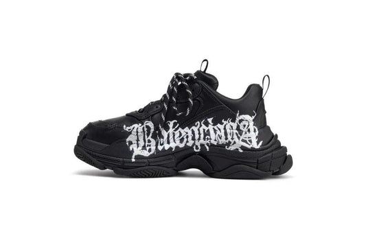 Balenciaga Triple S DIY Metal Artwork Black