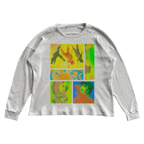 Billie Eilish - Birds Of A Feather Collage Thermal Long Sleeve