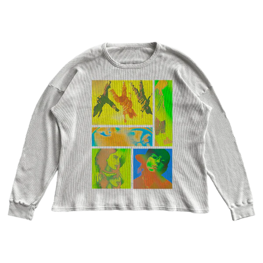 Billie Eilish - Birds Of A Feather Collage Thermal Long Sleeve