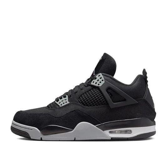 Air Jordan 4 Black and Light Steel