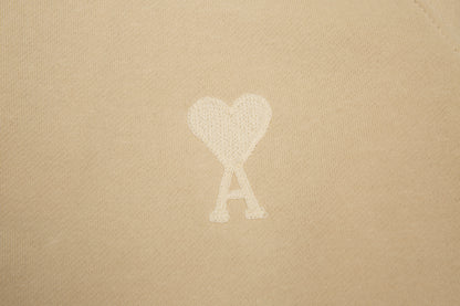 Ami De Coeur embroidered sweatshirt - Beige