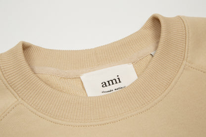 Ami De Coeur embroidered sweatshirt - Beige