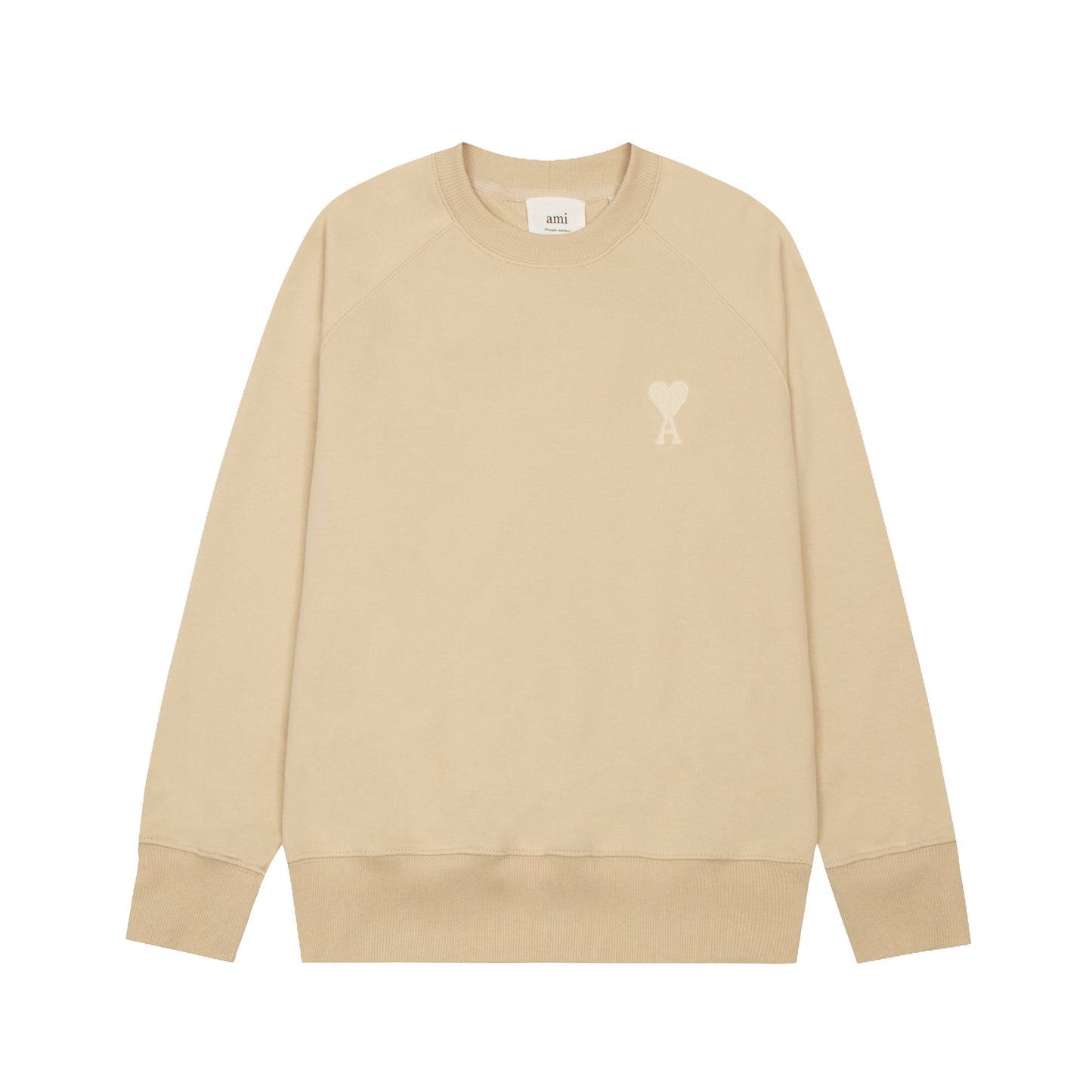 Ami De Coeur embroidered sweatshirt - Beige