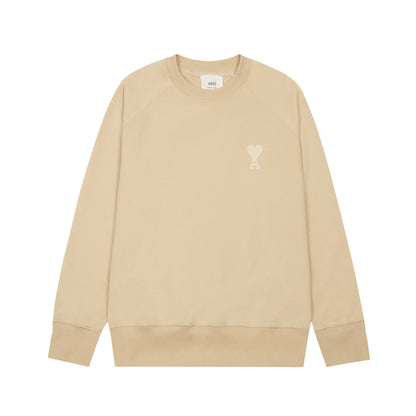 Ami De Coeur embroidered sweatshirt - Beige