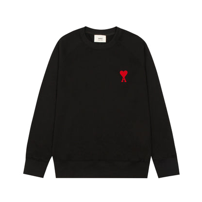 Ami De Coeur embroidered sweatshirt - Black