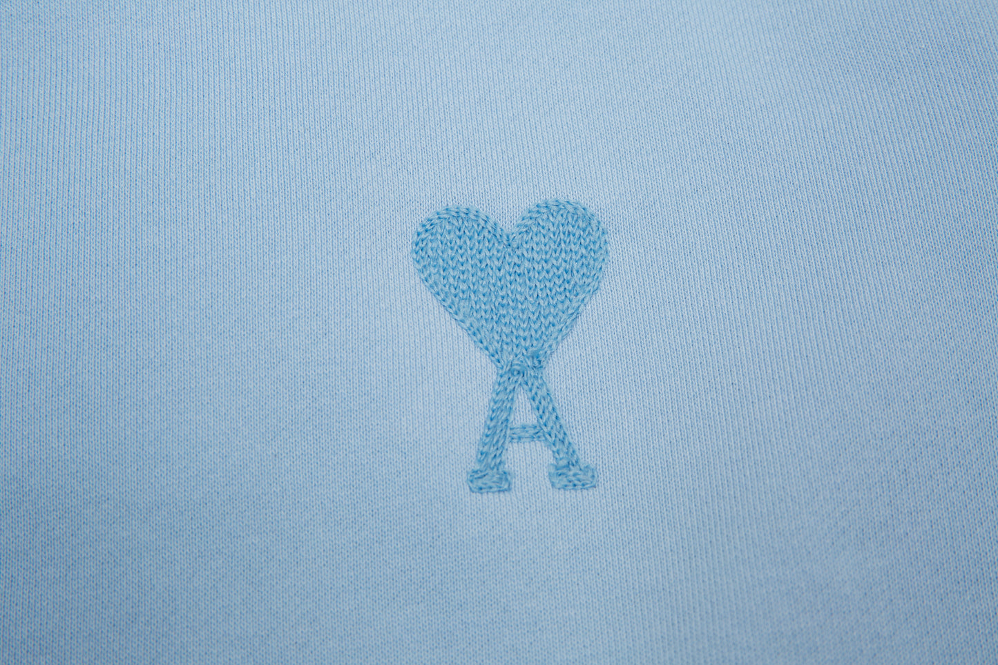 Ami De Coeur embroidered sweatshirt - Blue Sky