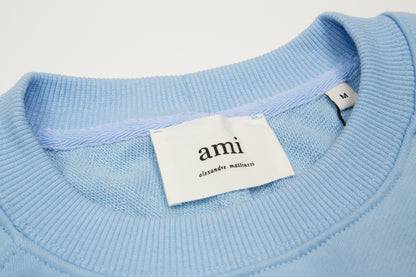 Ami De Coeur embroidered sweatshirt - Blue Sky