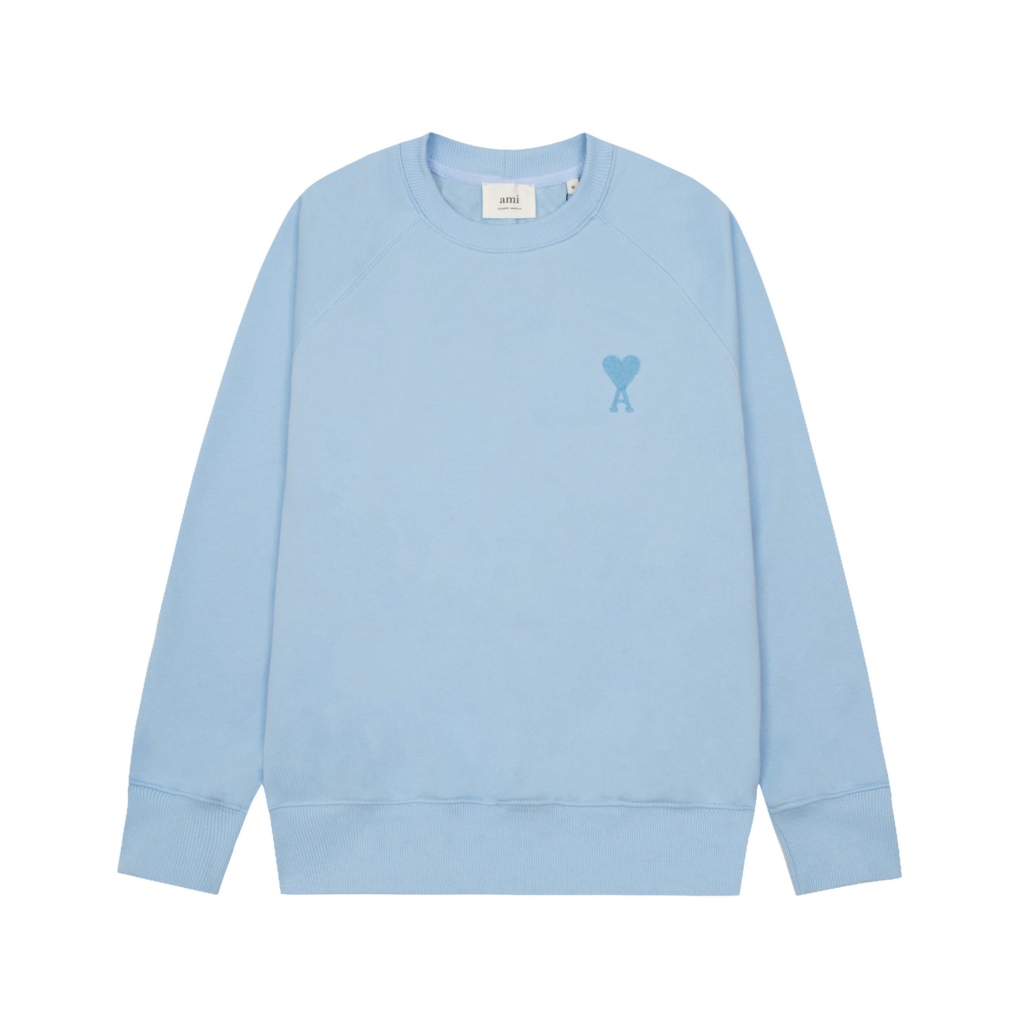 Ami De Coeur embroidered sweatshirt - Blue Sky