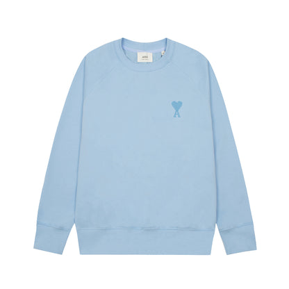 Ami De Coeur embroidered sweatshirt - Blue Sky