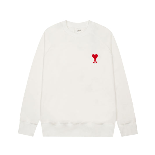 Ami De Coeur embroidered sweatshirt - White