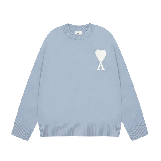 Ami De Coeur wool jumper - Aquamarine