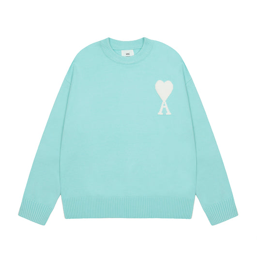 Ami De Coeur wool jumper - Blue Sky