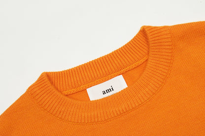 Ami De Coeur wool jumper - Orange