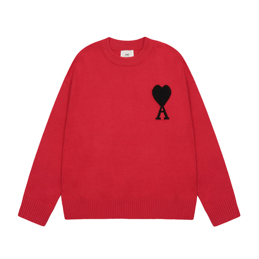 Ami De Coeur wool jumper - Red