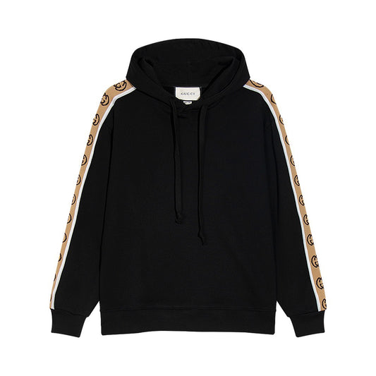 Gucci Oversized Webbing-Trimmed Hoodie