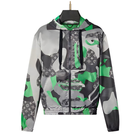 Louis Vuitton Patchworked Portrait Hooded Blouson