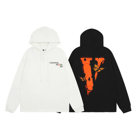 Juice Wrld x Vlone butterflies Hoodie