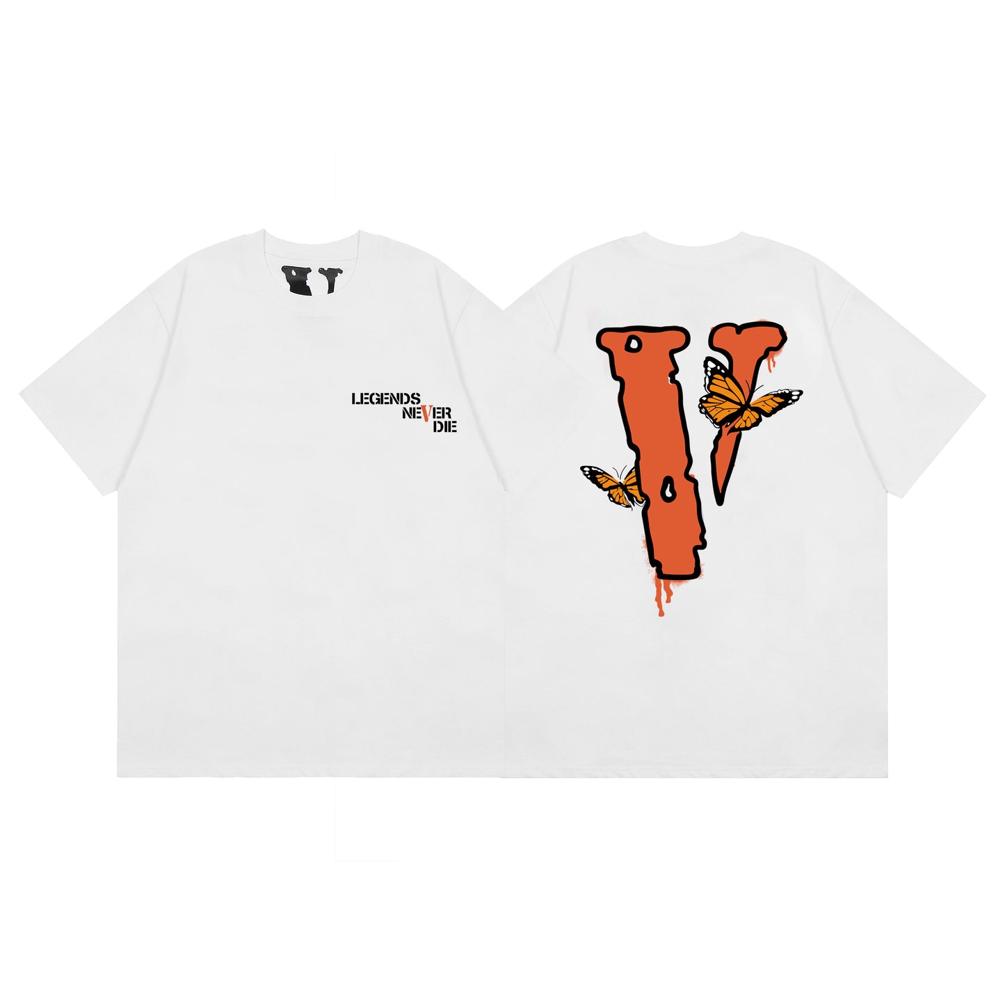 Juice Wrld x Vlone butterflies T-Shirt