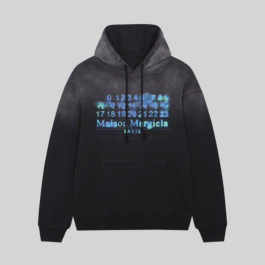 Maison Margiela Gradient Hoodie Black