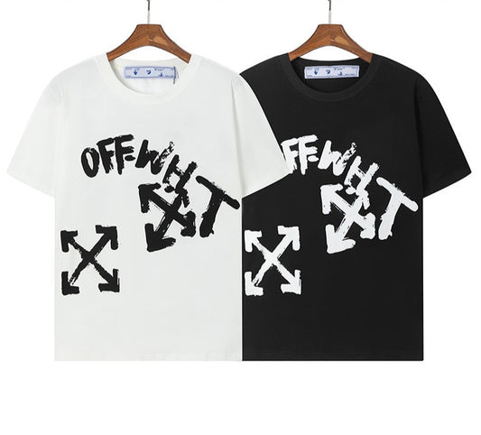 Off-White Main Label paint T-shirt