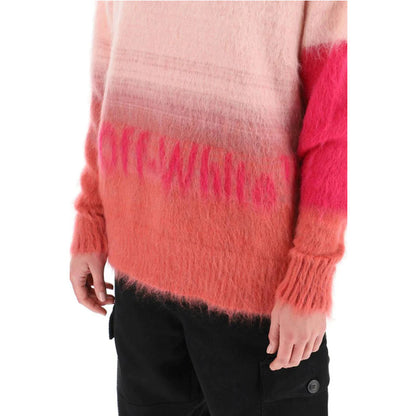 Off-White Pink Gradient Sweater