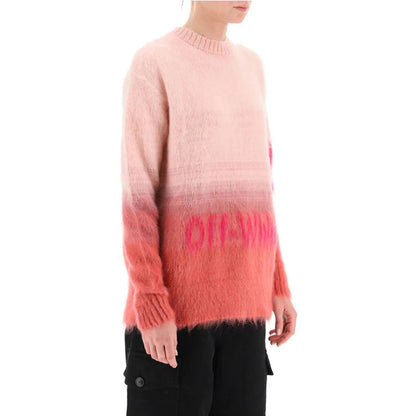 Off-White Pink Gradient Sweater