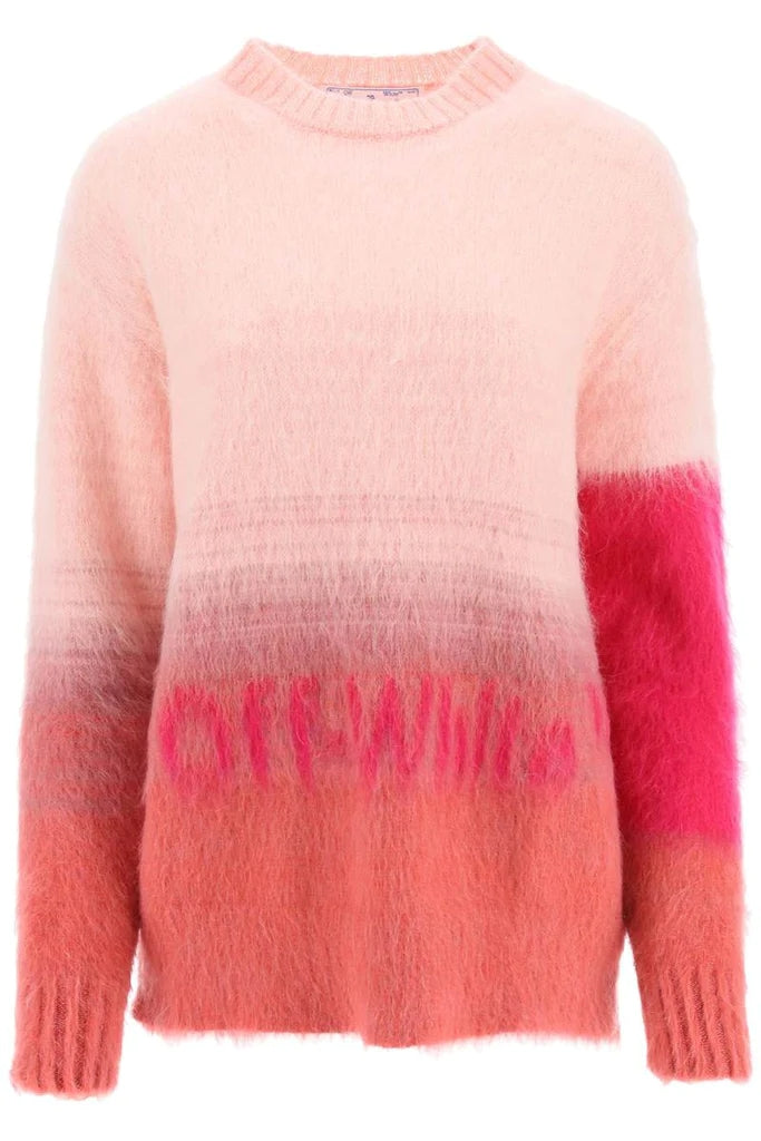 Off-White Pink Gradient Sweater