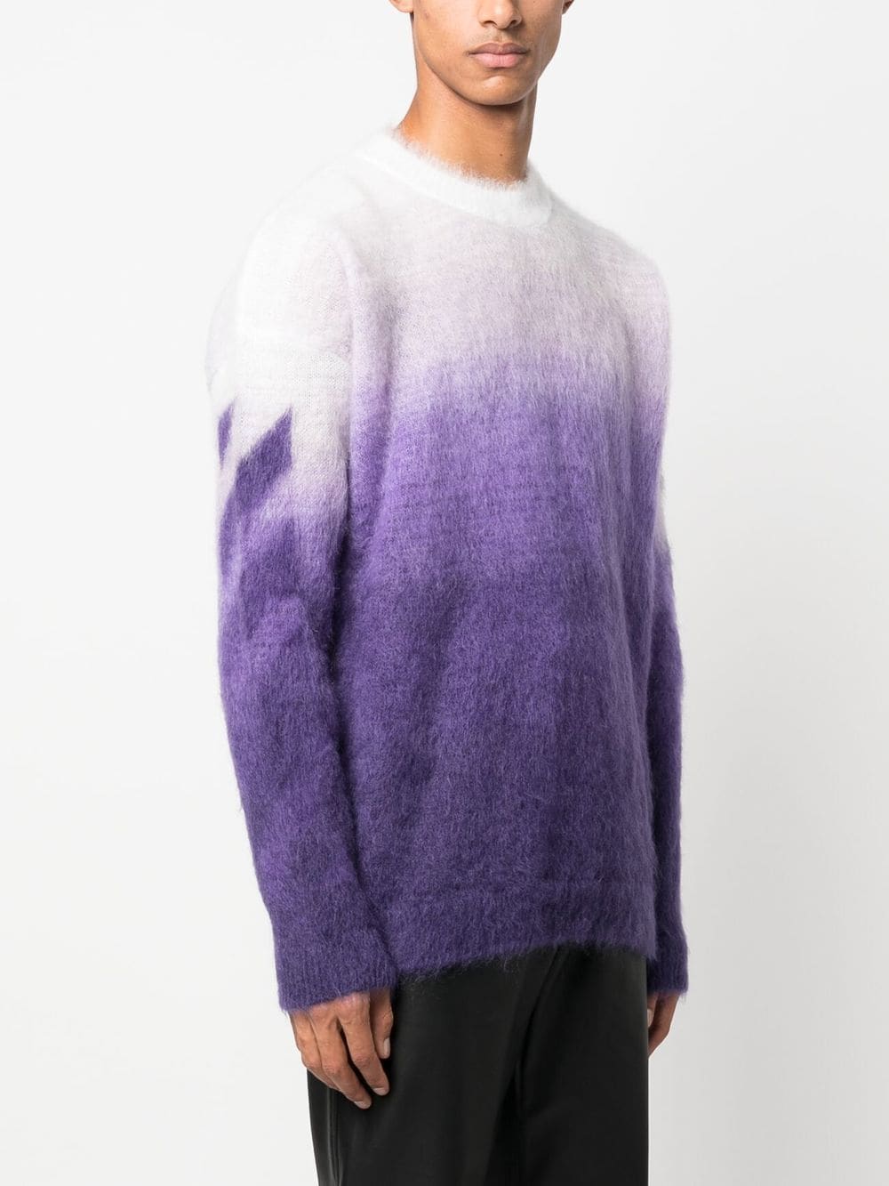 Off-White Purple Gradient Sweater