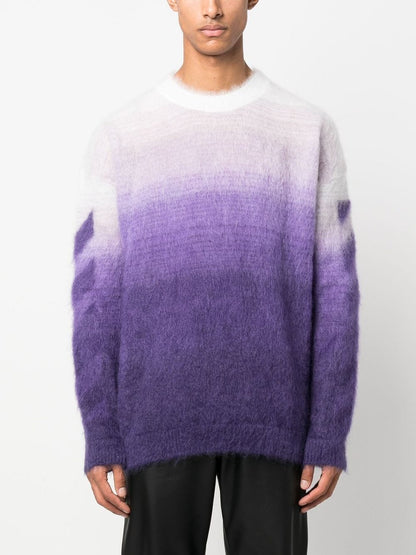 Off-White Purple Gradient Sweater