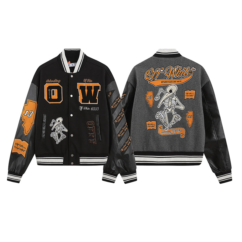 Off-White Varsity Jacket S001 Black