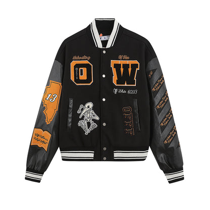 Off-White Varsity Jacket S001 Black