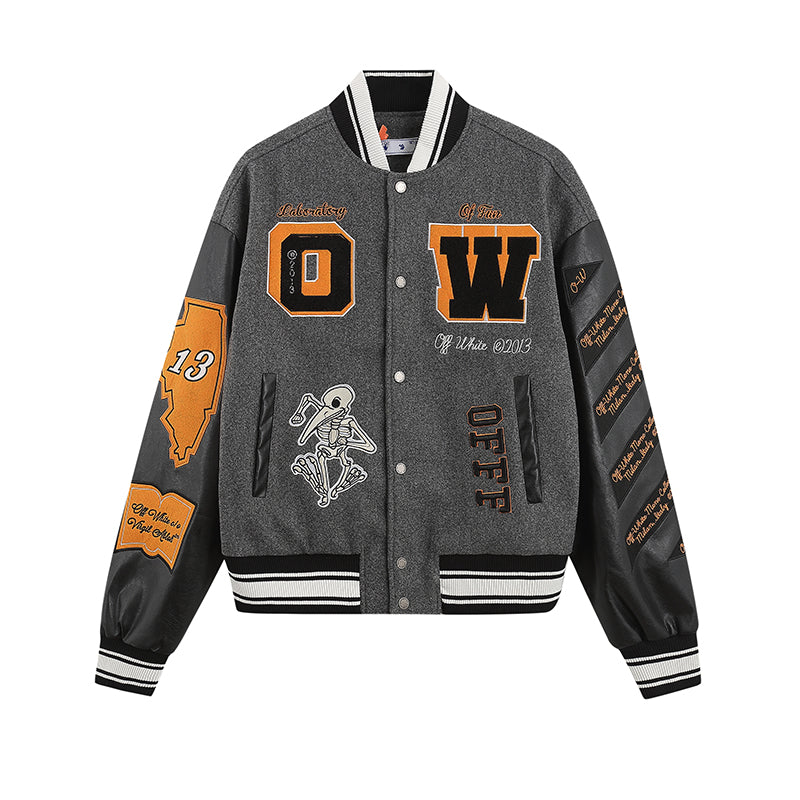 Off-White Varsity Jacket S001 Black