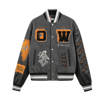 Off-White Varsity Jacket S001 Black