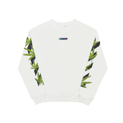 Off-White Weed Arrows Over Sweater White