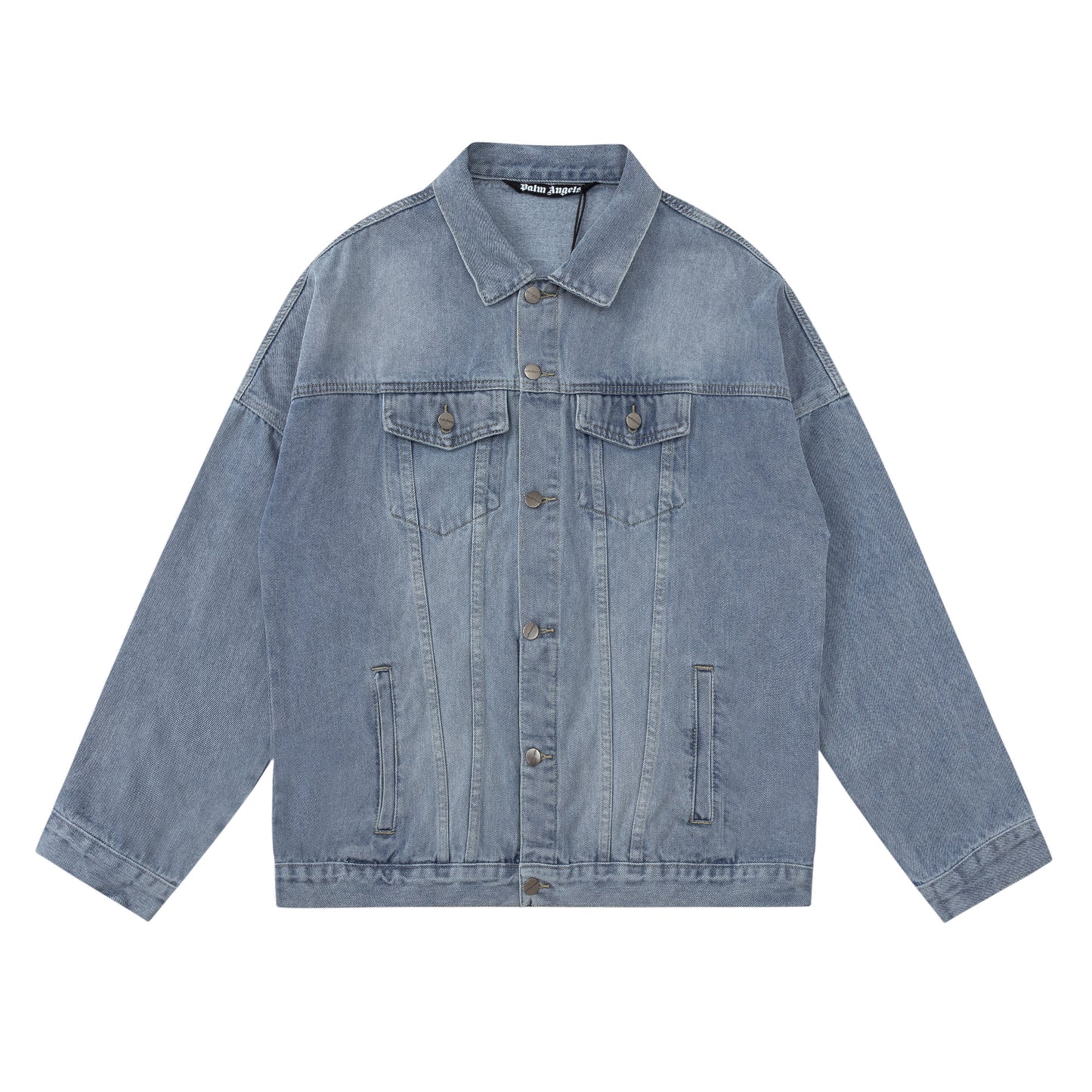 Palm Angels Raw-trimmed Denim Jacket