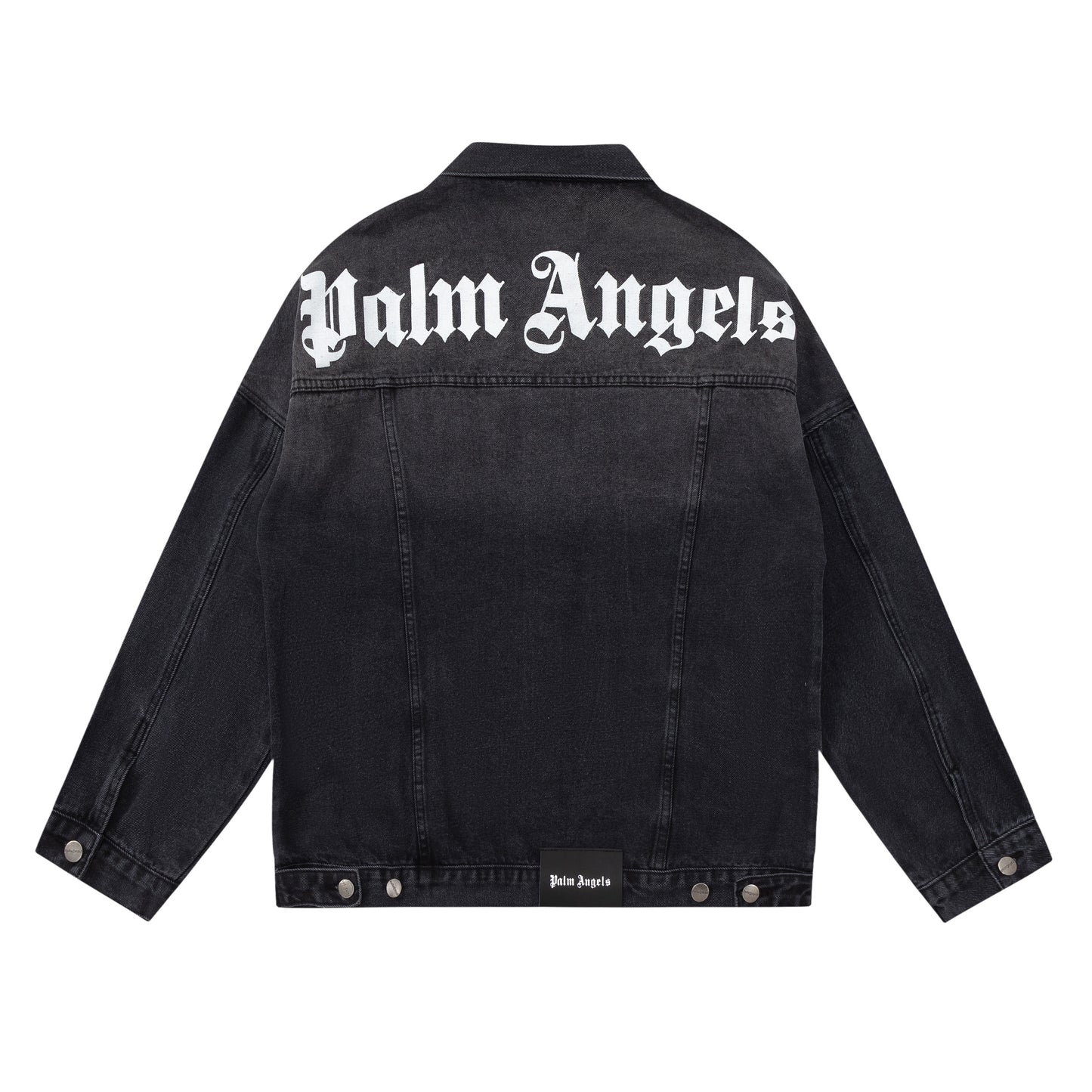 Palm Angels Raw-trimmed Denim Jacket