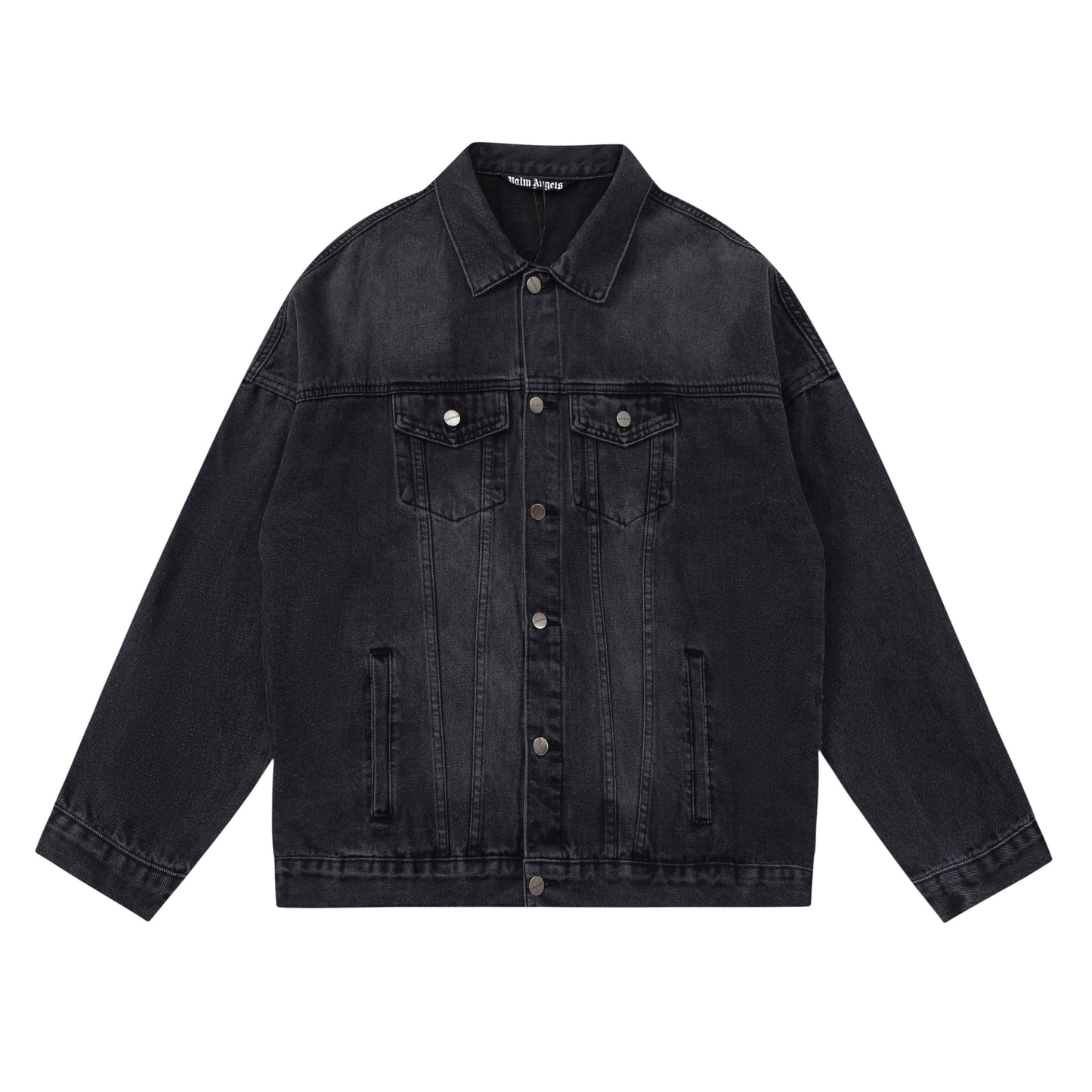 Palm Angels Raw-trimmed Denim Jacket