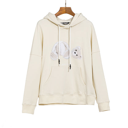 Palm Angels Teddy Bear White Hoodie 1