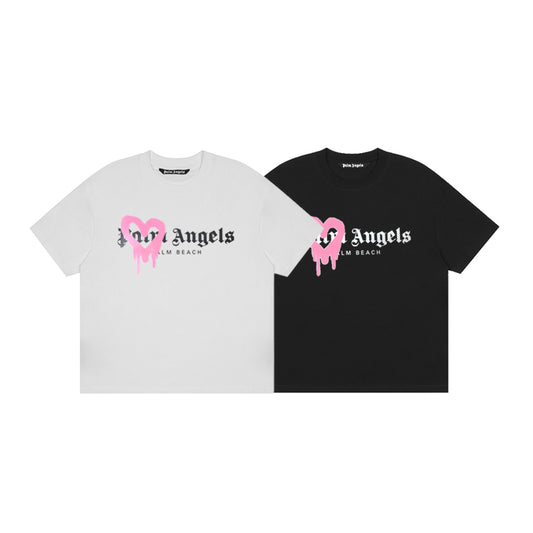 Palm Angels Heart Pink T-Shirt