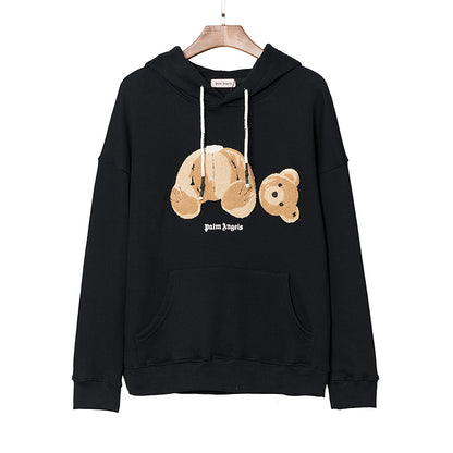 Palm Angels Teddy Bear Coffee Hoodie 2