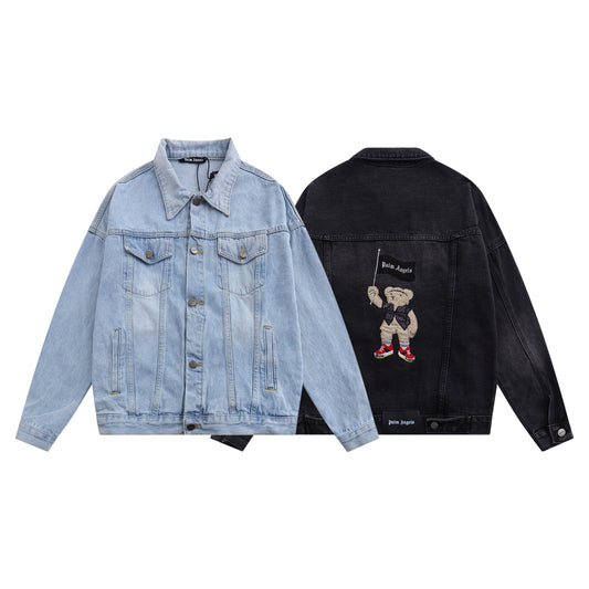 Palm Angels Bear Denim Jacket