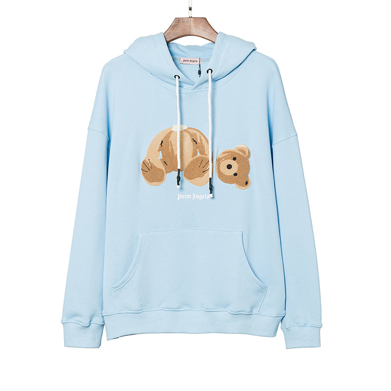 Palm Angels Teddy Bear Coffee Hoodie 2