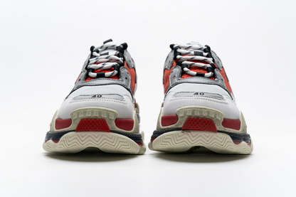 Balenciaga Triple S Red White Dark Grey