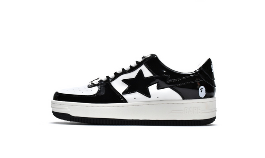 A Bathing Ape Bape Sta Low Black White