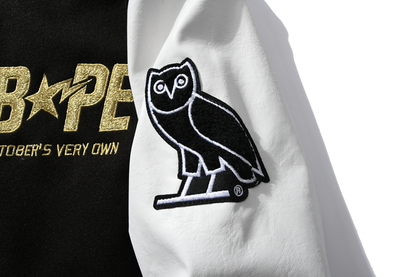 BAPE x Drake (OVO) University Jacket