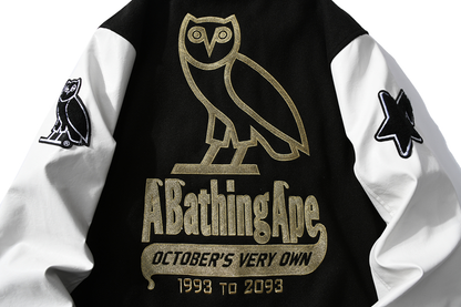 BAPE x Drake (OVO) University Jacket