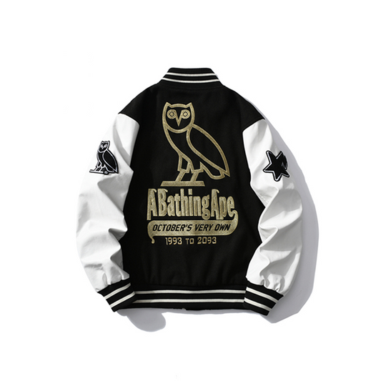 BAPE x Drake (OVO) University Jacket