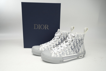 Dior B23 High Oblique Transparency High White Blue Gray