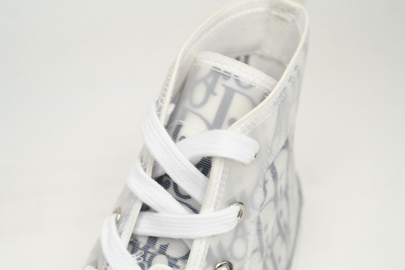 Dior B23 High Oblique Transparency High White Blue Gray